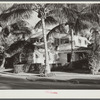 Part of Florida home of former president of Gillette Razor Blade Company. Miami Beach, Florida