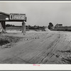 Mosquito crossing near Greensboro. Greene County, Georgia