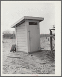 New privy. Helms family, FSA (Farm Security Administration) clients. Coffee County, Alabama