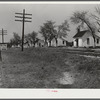 Georgia. Railroad work crew houses near Madison, Georgia