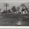Georgia. Railroad work crew houses near Madison, Georgia