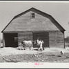 Repaired barn and two mares belonging to George Johnson, tenant purchase client. Pike County, Alabama