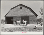 Repaired barn and two mares belonging to George Johnson, tenant purchase client. Pike County, Alabama
