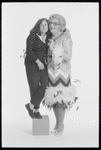 Barry Humphries (right) in Dame Edna: The Royal Tour