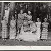 May Day-Health Day queen and her attendants. Irwinville Farms, Georgia