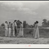 Ninth grade dancing Virginia reel at May Day-Health Day festivities. Ashwood Plantations, South Carolina