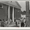 Irwinville Farms community auditorium on May Day-Health Day, Georgia