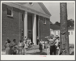 Irwinville Farms community auditorium on May Day-Health Day, Georgia