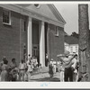 Irwinville Farms community auditorium on May Day-Health Day, Georgia