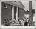 Irwinville Farms community auditorium on May Day-Health Day, Georgia