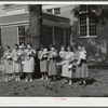 Prize-winning babies on May Day-Health Day program. Irwinville Farms, Georgia