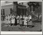 Prize-winning babies on May Day-Health Day program. Irwinville Farms, Georgia
