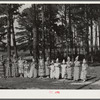 May Day-Health Day Queen and her attendants. Irwinville Farms, Georgia
