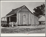 Mrs. Melody Tillery (RR-Rural Rehabilitation family) with her children on porch of their home. Pike County, Alabama