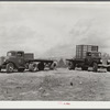 Repaired trucks. FSA (Farm Security Administration) warehouse depot. Atlanta, Georgia