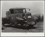 Truck for repairs on spare parts. FSA (Farm Security Administration) warehouse depot. Atlanta, Georgia