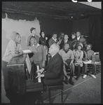 Ketty Lester, Rosetta LeNoire, composer Vernon Duke and ensemble in rehearsal for the 1964 revival of Cabin in the Sky