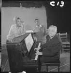 Ketty Lester, Rosetta LeNoire and composer Vernon Duke in rehearsal for the 1964 revival of Cabin in the Sky