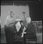 Ketty Lester, Rosetta LeNoire and composer Vernon Duke in rehearsal for the 1964 revival of Cabin in the Sky