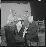 Ketty Lester, Rosetta LeNoire and composer Vernon Duke in rehearsal for the 1964 revival of Cabin in the Sky