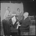 Ketty Lester, Rosetta LeNoire and composer Vernon Duke in rehearsal for the 1964 revival of Cabin in the Sky