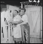 Rosetta LeNoire and Tony Middleton in the 1964 revival of Cabin in the Sky