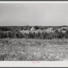 General landscape, showing small rundown and partially deserted settlement. Person County, North Carolina
