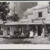 Post office in general store and filling station. Bynum, Wake County, North Carolina. Highway 15