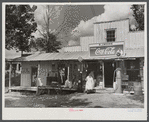 Post office in general store and filling station. Bynum, Wake County, North Carolina. Highway 15