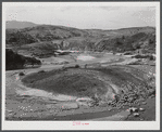 Copper mining section between Ducktown and Copperhill, Tennessee. Fumes from smelting copper for sulfuric acid have destroyed all vegetation and eroded land