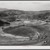 Copper mining section between Ducktown and Copperhill, Tennessee. Fumes from smelting copper for sulfuric acid have destroyed all vegetation and eroded land