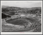 Copper mining section between Ducktown and Copperhill, Tennessee. Fumes from smelting copper for sulfuric acid have destroyed all vegetation and eroded land
