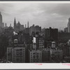 A grey day in New York City, looking northeast from University Place