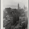 A grey afternoon in New York City looking north from University Place