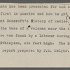 "Negroes In The Discovery And Development Of America" (Incomplete), with "The Negro in Central America Before Columbus"