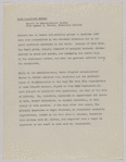 Race Relations Bureau -- Report By Lemuel L. Foster