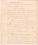 Minutes of a Conference of the Continental Congress and representatives of New England colonies with General Washington