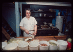 Restaurant worker with glasses, Plaza de Athena I