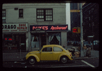 Storefront, Duke's Restaurant with Volkswagen Beetle