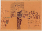 Man seated at bar, 1057 Restaurant