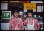 Costos Mastro-Georgiou, restaurant worker, possibly with brother, Chicken Gourmet