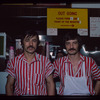 Costos Mastro-Georgiou, restaurant worker, possibly with brother, Chicken Gourmet