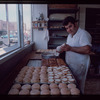 Bakery employee preparing pastries, Alexander the Great