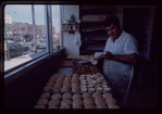 Bakery employee preparing pastries, Alexander the Great