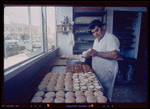 Bakery employee preparing pastries, Alexander the Great