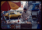 Storefront, Sabrett vendor in sheerling coat