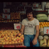 Fruit stand worker