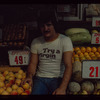 Fruit stand worker