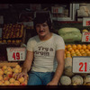 Fruit stand worker