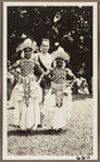 Ted Shawn with Devil Dancers in Kandy, Ceylon